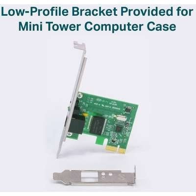 TP-LINK TG-3468 Carte Réseau PCI Express Gigabit LAN (10/100/1000 Mbps) WITH LOW-PROFILE BRACKET