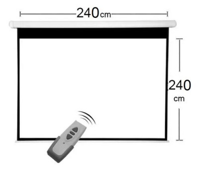 Tableau pour Projection Data Show 2METRES /2.4 METRES Manuel/Electric
