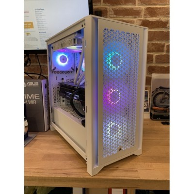 BOITIER CORSAIR D4000 AIRFLOW Tempered Glass (Noir) / white