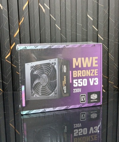 COOLER MASTER MWE BRONZE 550W V3 - ALIMENTATION 80 PLUS BRONZE - 230 V - ATX 3.1 - DC TO DC - NOIR
