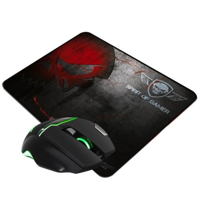 Spirit Of Gamer Elite-M10 Ensemble Souris filaire et tapis de souris pour gamer