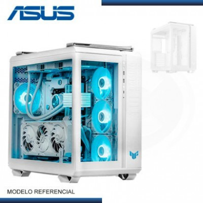boitier asus gt502 tuf gaming  tempred glass white