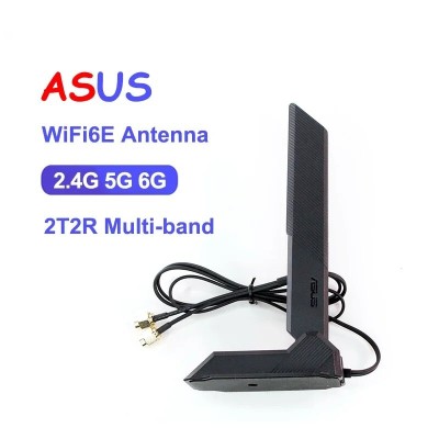 ANTENNE WIFI DOUBLE BANDE ASUS ORIGINAL 2T2R, A WIFI6E 2,4G/5G