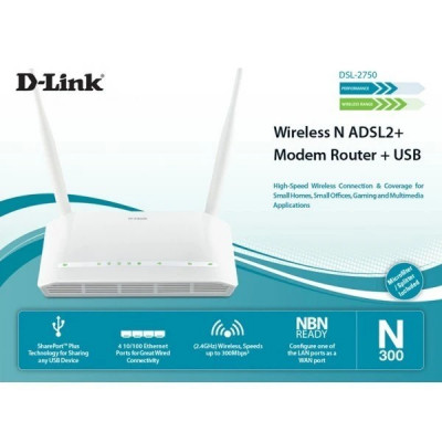 MODEM ROUTER D-LINK ADSL 2750