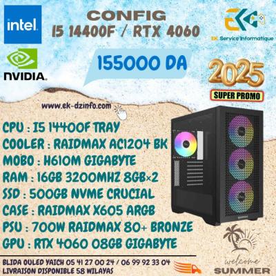CONFIG I5 14400F / RTX 4060