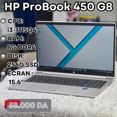 HP ProBook 450 G8 i3 11eme 8g 256g SSD 15.6"
