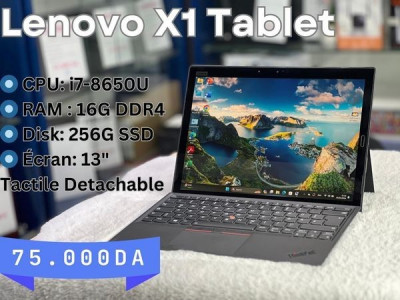Lenovo ThinkPad X1 Tablet I7 8EME 16G 256G SSD TACTILE DETACHABLE 13"