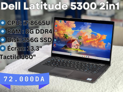 Dell Latitude 5300 2-in-1 I7 8EME 8G 256G SSD 13.3" TACTILE 360