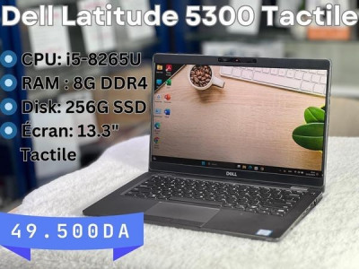 Dell Latitude 5300 I5 8EME 8G 256G SSD 13.3" TACTILE 