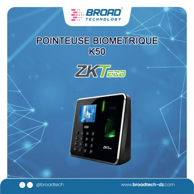 Pointeuse Biometrique K50 ZKTeco