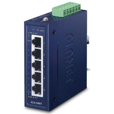 Industrial Gigabit Ethernet Switch Réf: IGS-500T PLANET