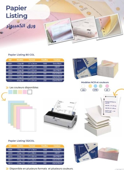PAPIER LISTING