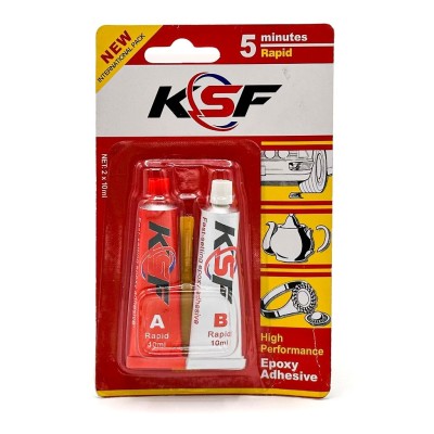 KSF Adhésif époxy haute performance rapide 5 minutes
