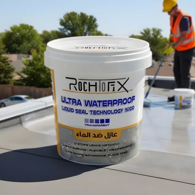 RochFix Ultra  Liquide Transparent Étanche Antifuite Multi-Surface Waterproof