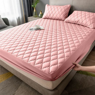 literie-linge-drap-housse-protection-de-matelas-en-coton-epaissi-matelasse-blida-algerie