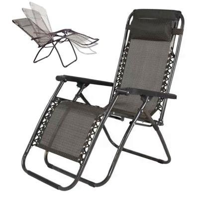 Chaise Longue Pliante & Réglable  Confort avec Oreiller Intégré pour Détente Totale