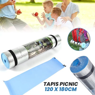 Matelas de camping pliable en mousse EVA - Imperméable - 180-120 cm