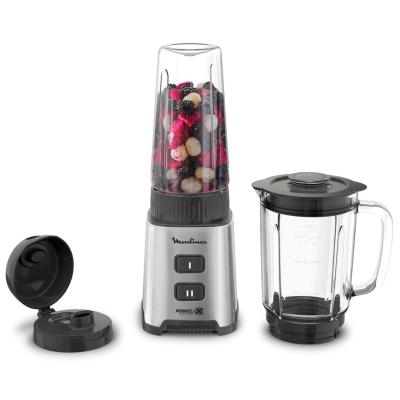 Moulinex Blender En Verre Et Gourde 2EN1 - 400W 1L Pulseo LM17GD10