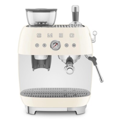 Machine à Café à Grain Smeg Vintage Crème EGFO3CREU