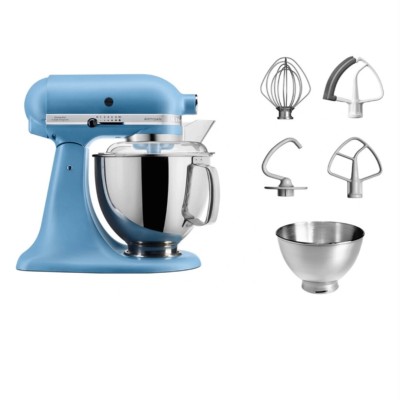 PETRIN KITCHENAID ARTISAN 4,8L DOUBLE BOL COULEUR BLEU VELVET