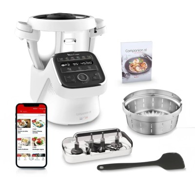 Moulinex Robot Cuiseur Companion XL 4,5L 12 Programmes - 1550W HF80DB10