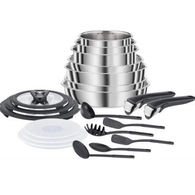 Seb Compact Inox Batterie De Cuisine 20 Pièces