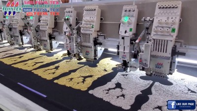 ماكينة الطرز الالكتروني 15 راس فيا تكس 