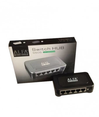 Switch Hub Alfa Net S505 ( 10/100 Mbps) FTP