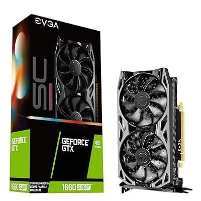 CARTE GRAPHIQUE EVGA GeForce GTX 1660 Super Sc Ultra Gaming, 6 Go GDDR6, Dual Fan, NEUF