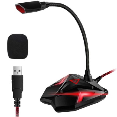 Microphone Gaming G55 USB LED pour PC / PS4
