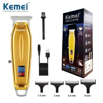 Kemei KM-427 Tondeuse rechargeable batterie 100 min avec écran LCD
