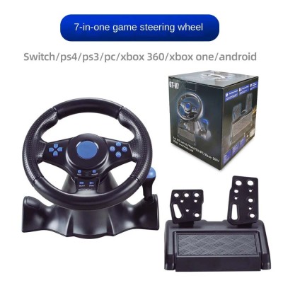 Volant Gaming GT-V7 pour PS4, PS3, PC, XBOX 360, XBOX One, Switch et Android