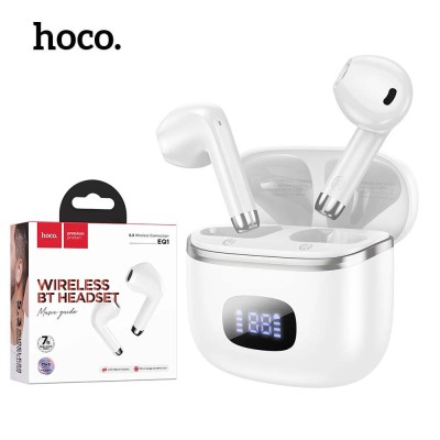 HOCO EQ1 Écouteurs Earbuds sans-fil bluetooth 5.3 TWS avec boîtier écran LED