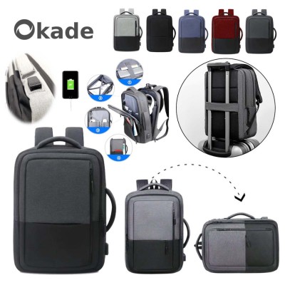 OKADE S63 Sac a dos pour ordinateur portable LAPTOP professionnel 15.6pouce avec Cable USB