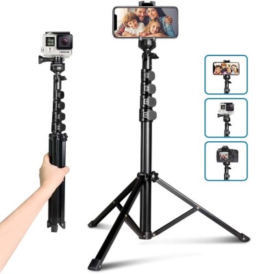 Trépied et selfie Portable YS-818 extensible 157cm pour Téléphone Smartphone Caméra
