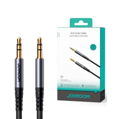 Cable AUX 3.5mm audio mâle vers mâle tressé Joyroom SY-A08 1.2m