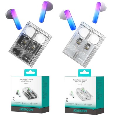 Ecouteur Earbuds sans-fil bluetooth 5.3 Joyroom IceLens TC1 avec lumière LED