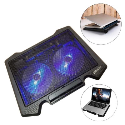 Support de refroidissement pour Ordinateur Portable laptop 17" avec double ventilateur CP200
