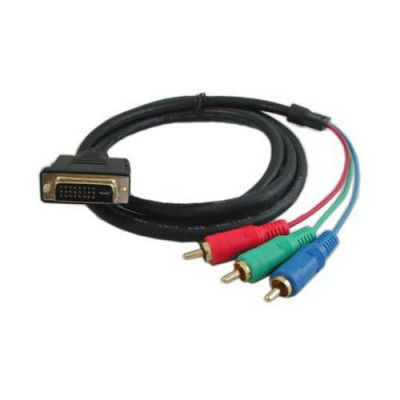 Câble DVI (24 + 1) to Video Composite AV 3 x RCA 1080P 1.5m