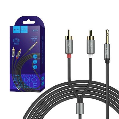 Câble Adaptateur Convertisseur Audio AUX Jack 3.5mm vers double RCA HOCO UPA10
