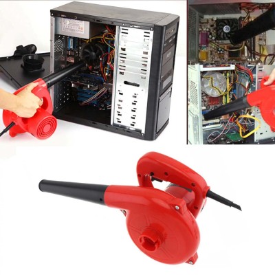 Souffleur Aspirateur 2 en 1 400W Nettoyage Ordinateur PC Maison Voiture - Rouge