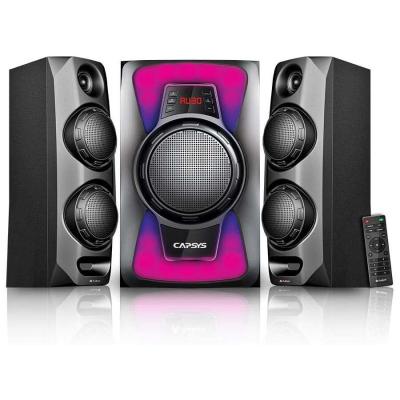 CAPSYS ECO 24 Haut-Parleur Bluetooth 60W RGB avec Radio FM, USB, SD, AUX IN et Télécommande