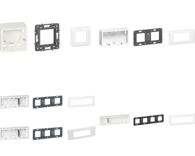 CADRE SAILLIE + SUPPORT MOSAIC + PLAQUE MOSAIC LEGRAND