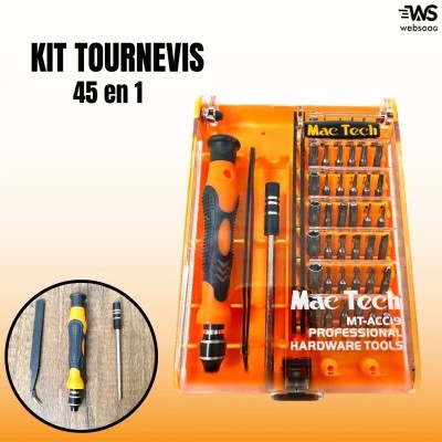 Kit d'Outils Manuel Interchangeable 45 en 1 - Mac Tech