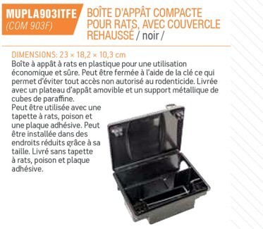 Pièges mécaniques (Rats & Souris)