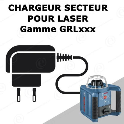 Chargeurs / adaptateur original pour laser BOSCH Gamme GRL 150/300/400 