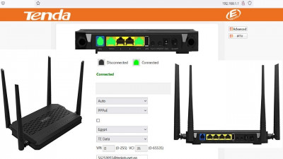 Modem Router Tenda D305 N300 Wi-FI
