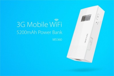 MODEM 3G MOBILE WI-FI, 5200MAH M5360 TP-LINK // REF: 5882