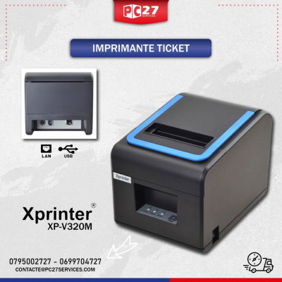 IMPRIMANTE TICKET XPRINTER XP-V320M USB+LAN (FIL DATTENTE) /REF:2927