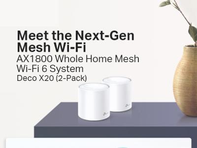 ROUTEUR TP-LINK MESH DECO X10 WIFI 6 AX1500 (2-PACK) //REF: 3210